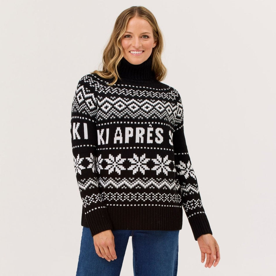 Krimson Klover - Simone Sweater Strickpullover Damen - black - KK-F25727-001-XS - Sportbrands24