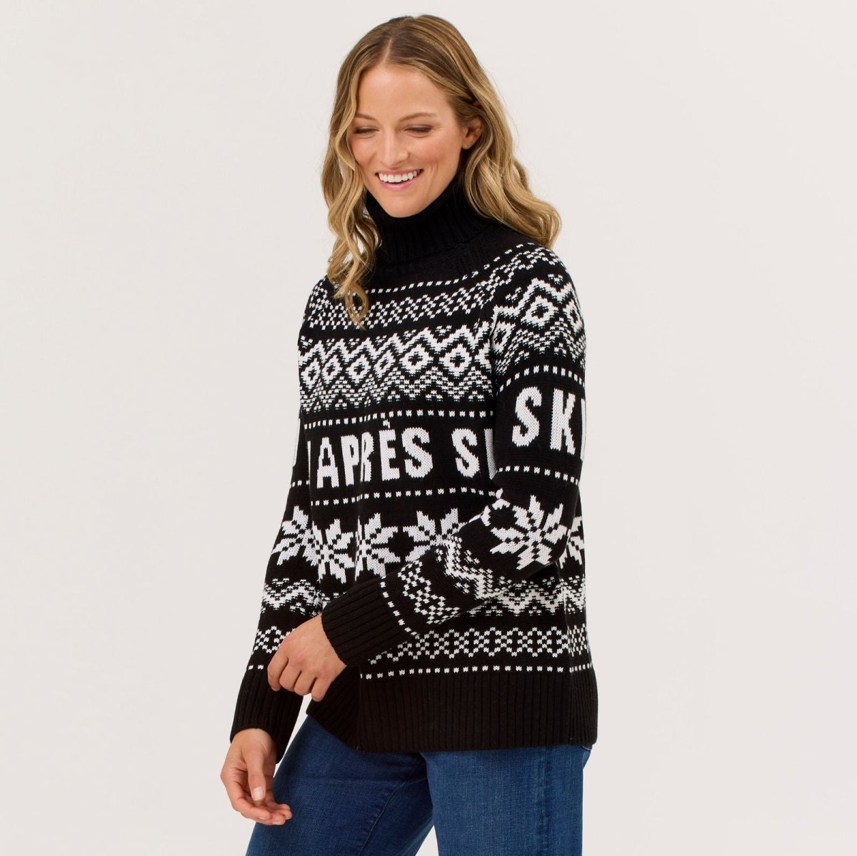 Krimson Klover - Simone Sweater Strickpullover Damen - black - KK-F25727-001-XS - Sportbrands24