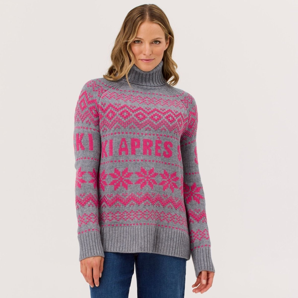 Krimson Klover - Simone Sweater Strickpullover Damen - heather grey - KK-F25727-038-XS - Sportbrands24