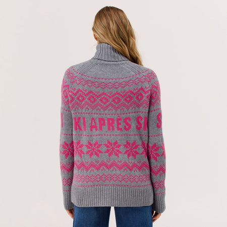 Krimson Klover - Simone Sweater Strickpullover Damen - heather grey - KK-F25727-038-XS - Sportbrands24