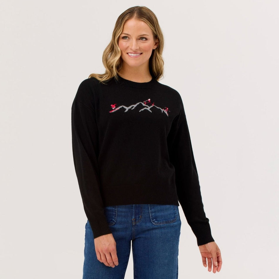 Krimson Klover - Bernina Sweater Strickpullover Damen - black - KK-F25728-001-XS - Sportbrands24