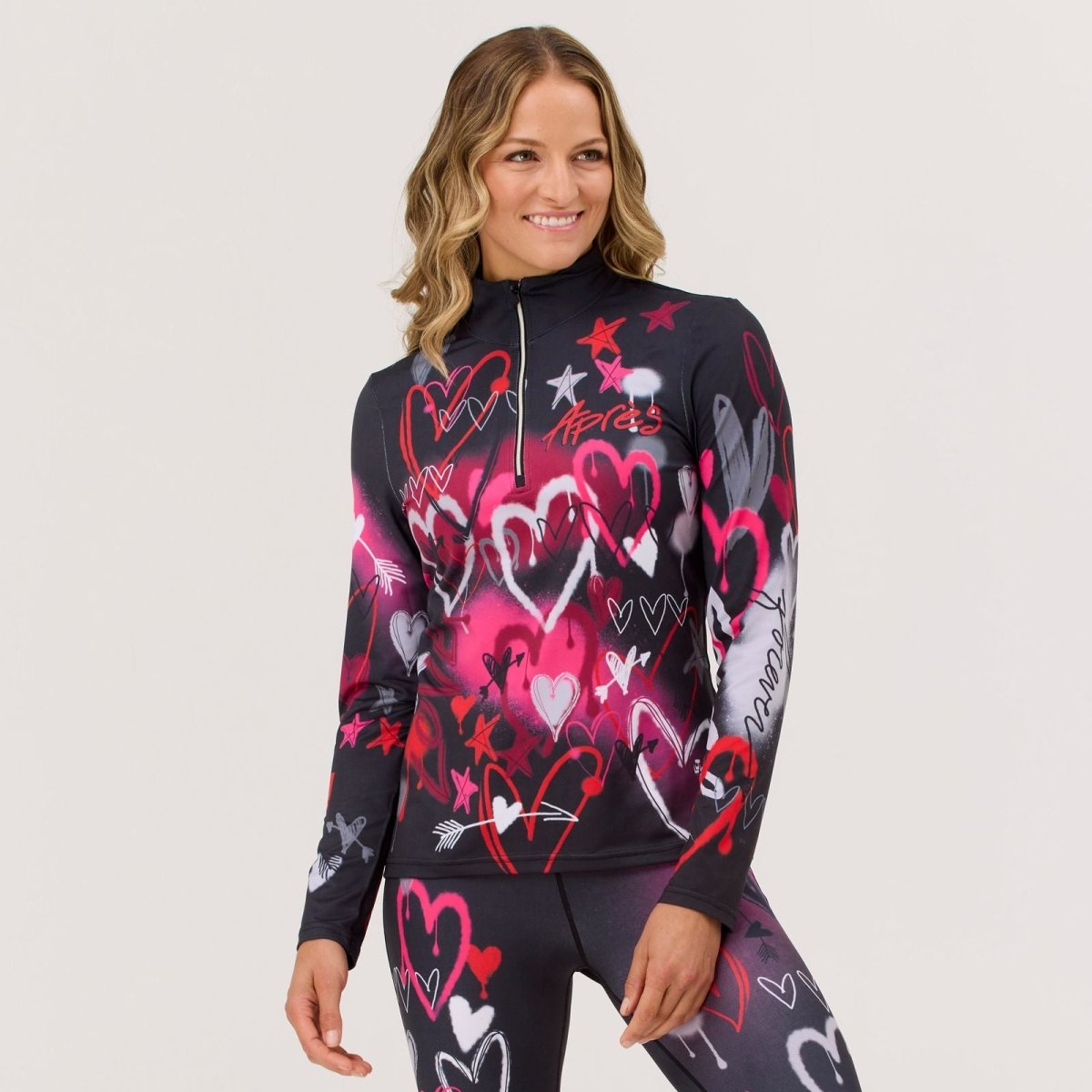 Krimson Klover - Graffiti Girls Top Baselayer Damen - black - KK-F25800-917-XS - Sportbrands24
