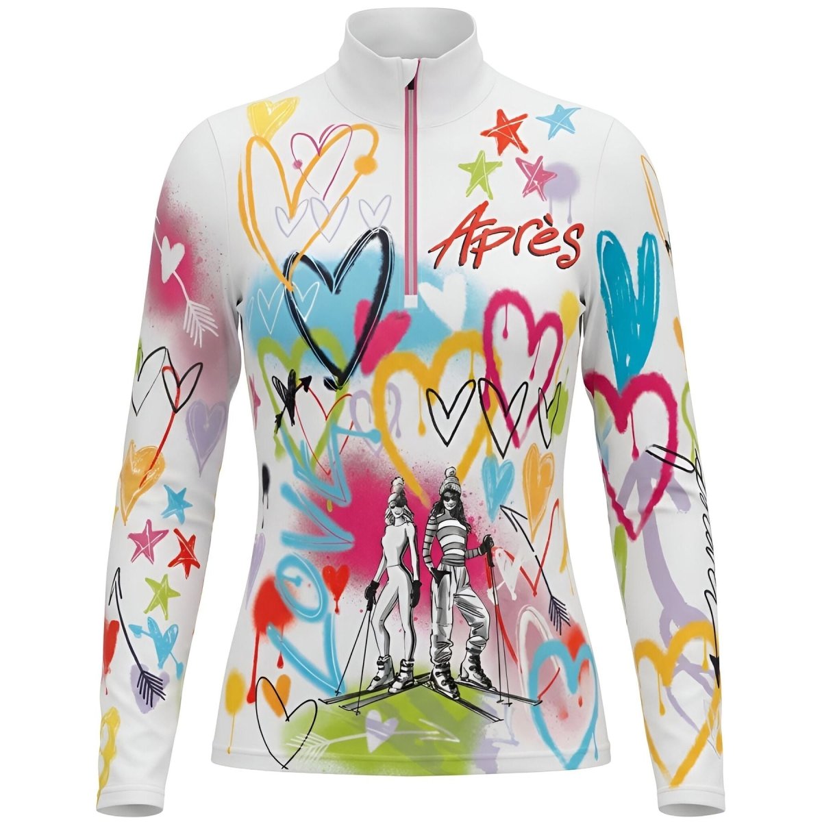 Krimson Klover - Graffiti Girls Top Baselayer Damen - multi - KK-F25800-918-XS - Sportbrands24