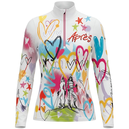 Krimson Klover - Graffiti Girls Top Baselayer Damen - multi - KK-F25800-918-XS - Sportbrands24
