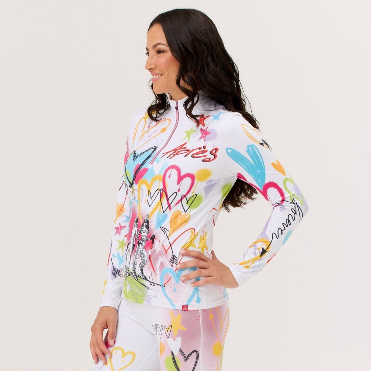 Krimson Klover - Graffiti Girls Top Baselayer Damen - multi - KK-F25800-918-XS - Sportbrands24