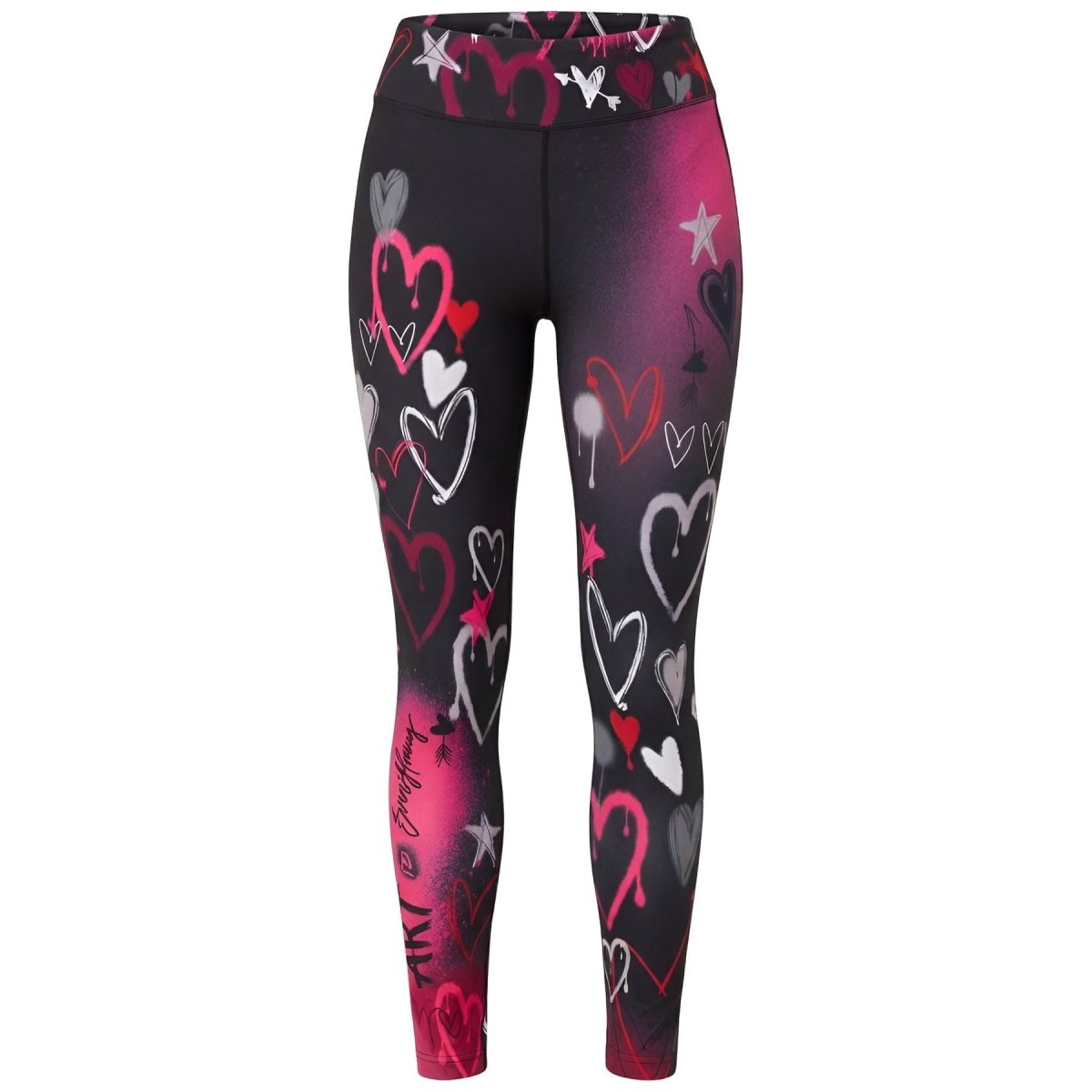 Krimson Klover - Graffiti Girls Legging Baselayer - Legging Damen - black - KK-F25801-917-XS - Sportbrands24