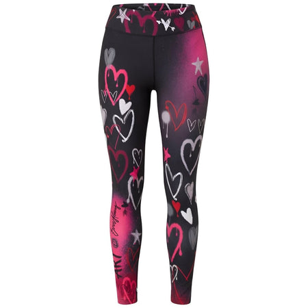 Krimson Klover - Graffiti Girls Legging Baselayer - Legging Damen - black - KK-F25801-917-XS - Sportbrands24