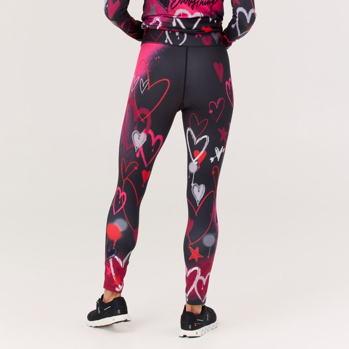 Krimson Klover - Graffiti Girls Legging Baselayer - Legging Damen - black - KK-F25801-917-XS - Sportbrands24