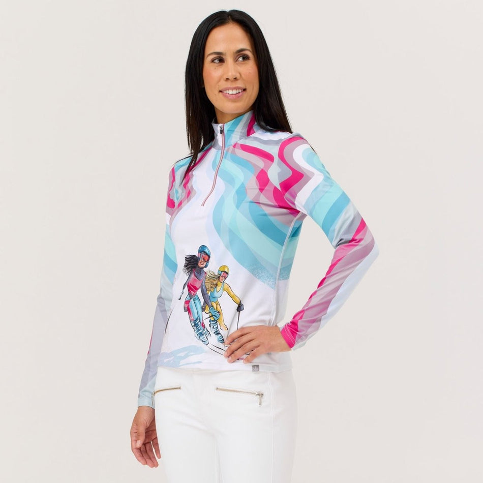 She Racers Top Baselayer Damen - magenta