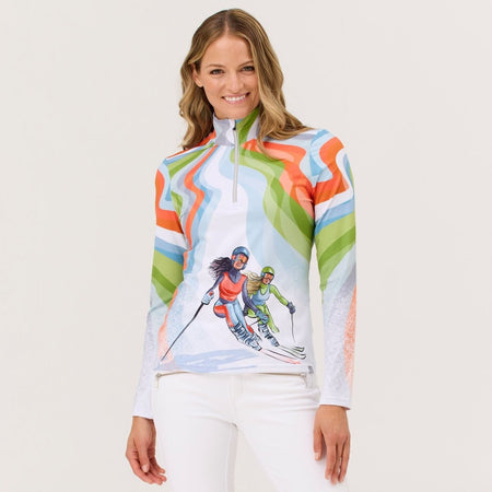 Krimson Klover - She Racers Top Baselayer Damen - orange - KK-F25805-921-XS - Sportbrands24