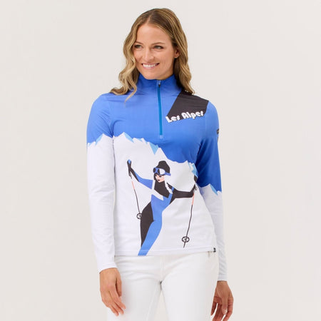 Krimson Klover - Mountain Pose Top Baselayer Damen - dazzling blue - KK-F25808-915-XS - Sportbrands24