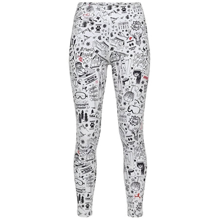 Krimson Klover - Graffiti Legging Baselayer - Legging Damen - snow - KK-F25819-950-XS - Sportbrands24