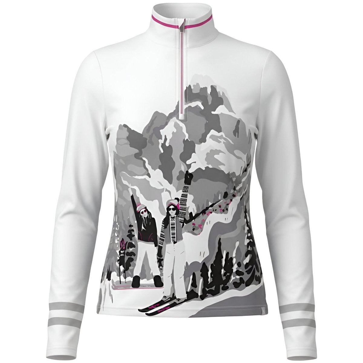 Krimson Klover - Ski Power Top Baselayer Damen - snow - KK-F25822-925-XS - Sportbrands24