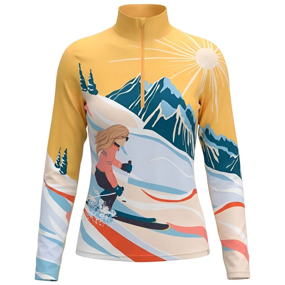 Krimson Klover - Downhill Sunshine Top Baselayer Damen - multi - KK-F25823-923-XS - Sportbrands24