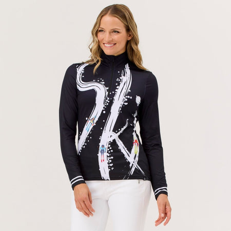Krimson Klover - Ariel Ski Top Baselayer Damen - black - KK-F25824-928-XS - Sportbrands24