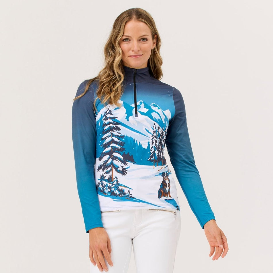 Krimson Klover - Snow Hounds Top Baselayer Damen - teal - KK-F25826-922-XS - Sportbrands24