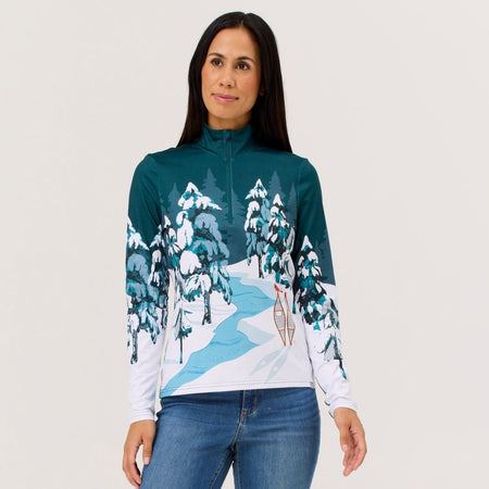 Krimson Klover - Whiteout Top Baselayer Damen - dark moss - KK-F25827-930-XS - Sportbrands24