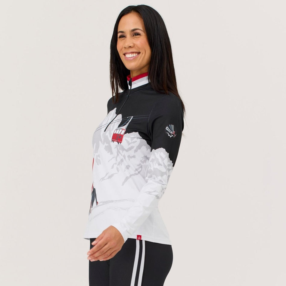 Gondola Top Baselayer Damen - black