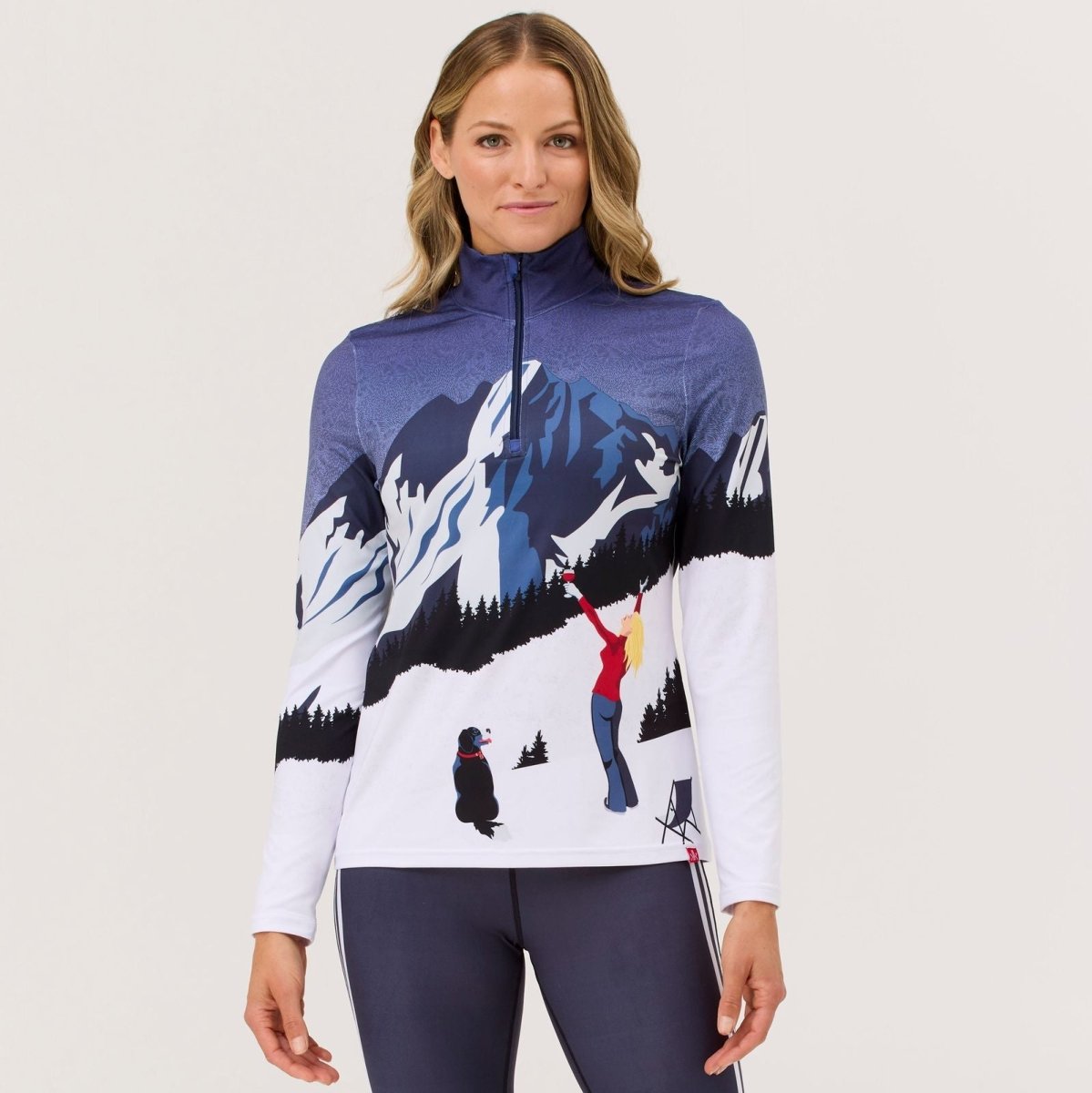 Krimson Klover - Powder Hound Top Baselayer Damen - navy - KK-F25830-945-XS - Sportbrands24