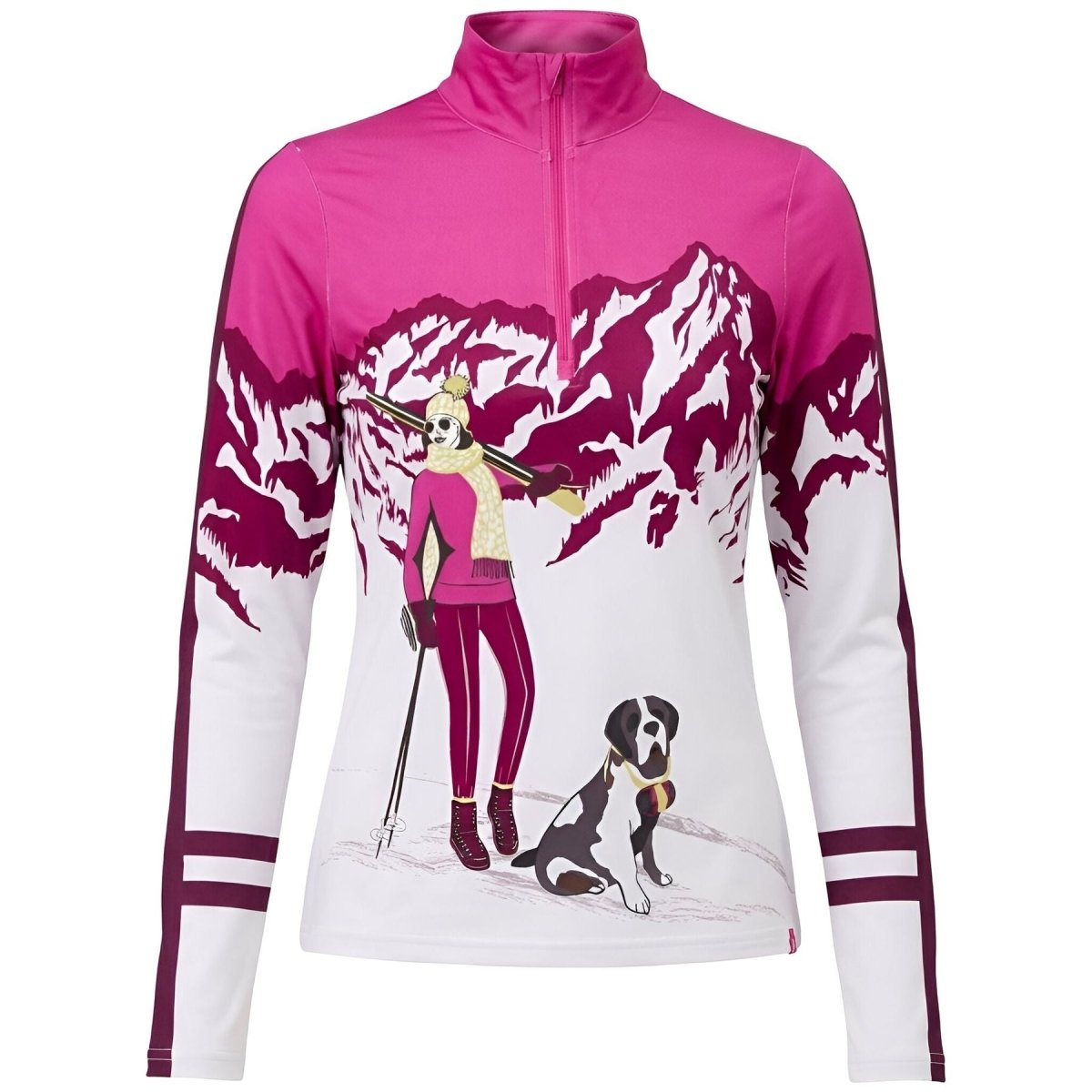 Krimson Klover - Bernie Top Baselayer Damen - magenta - KK-F25832-931-XS - Sportbrands24