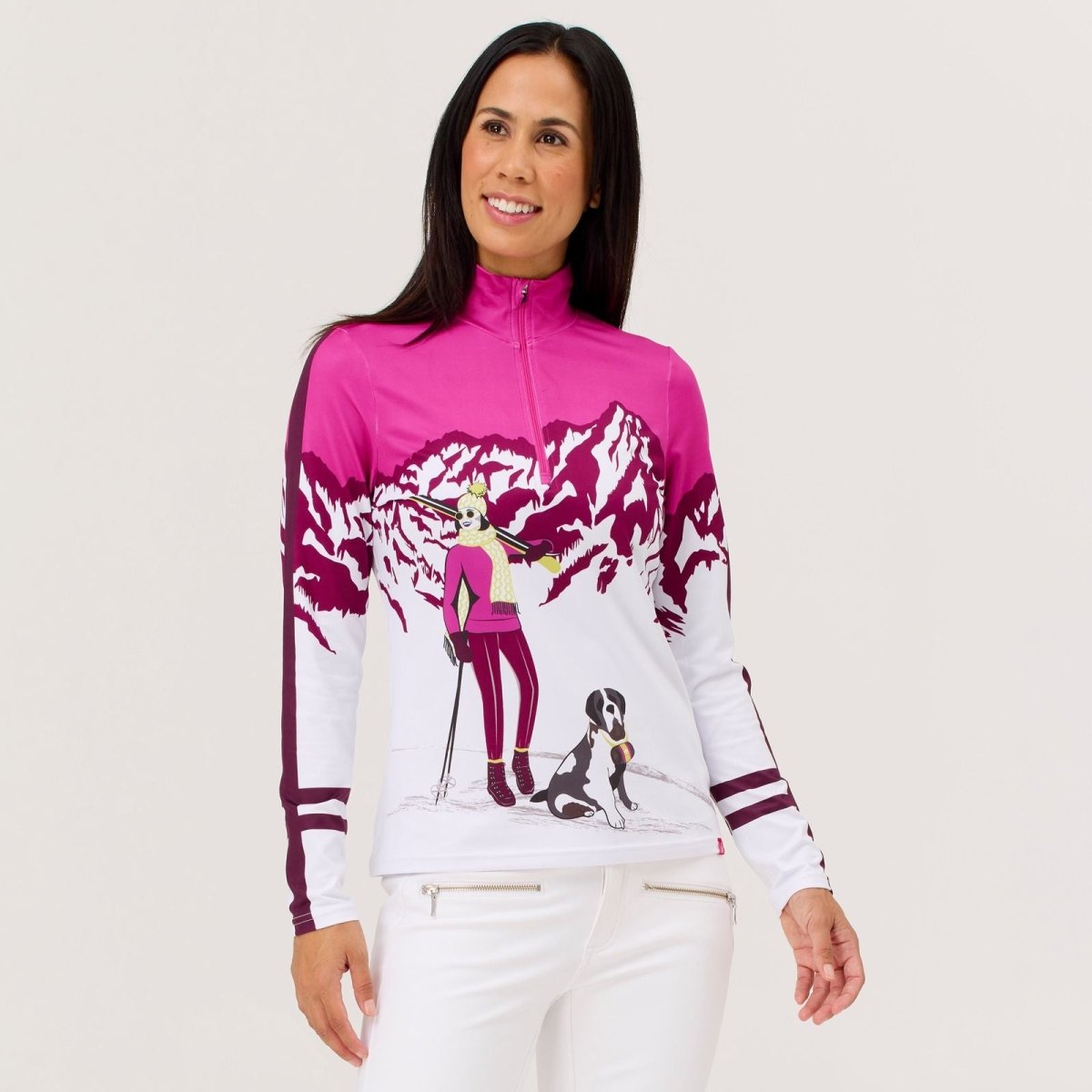 Krimson Klover - Bernie Top Baselayer Damen - magenta - KK-F25832-931-XS - Sportbrands24