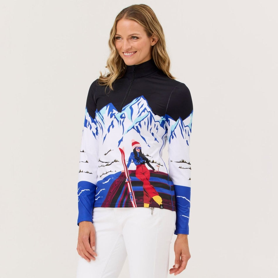 Apres Anyone Top Baselayer Damen - multi
