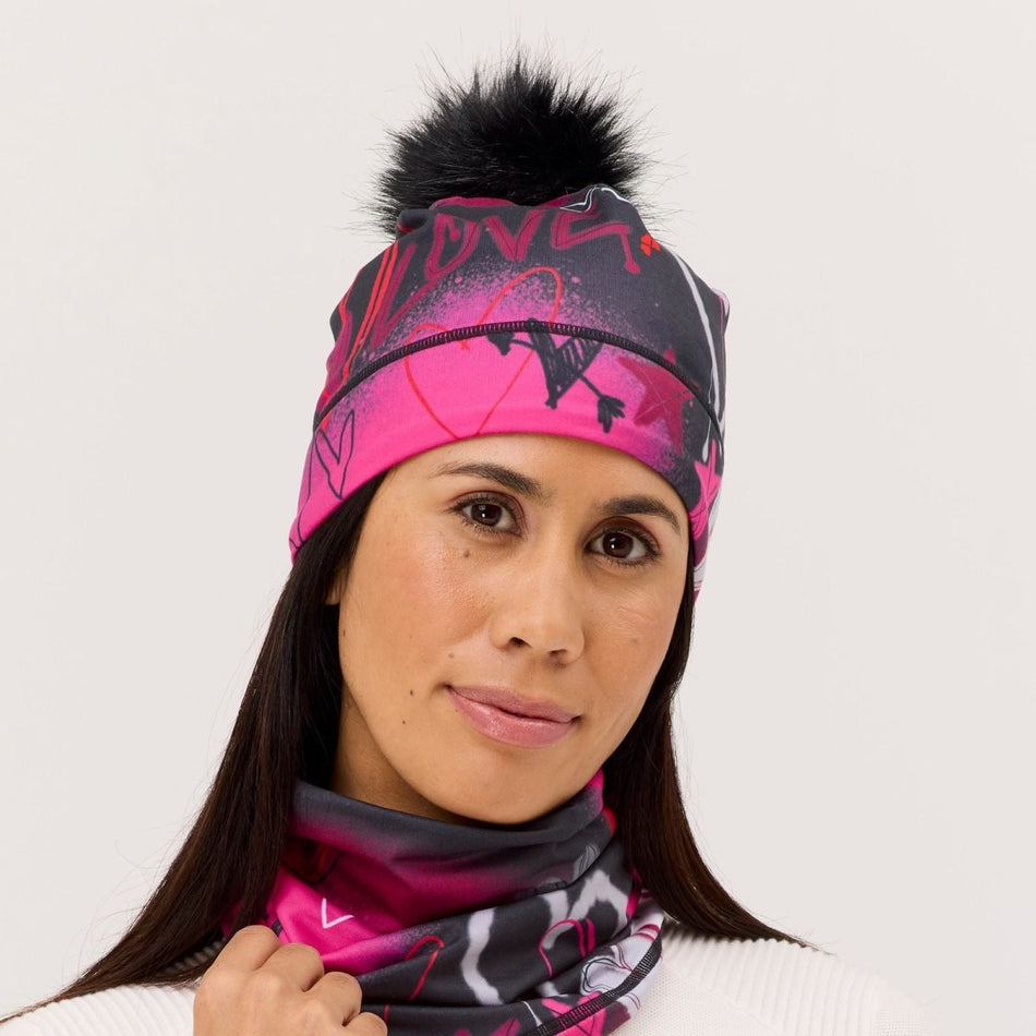Krimson Klover - Illustrated Beanie Mütze Damen - graffiti girls black - KK-F25900-917-OS - Sportbrands24