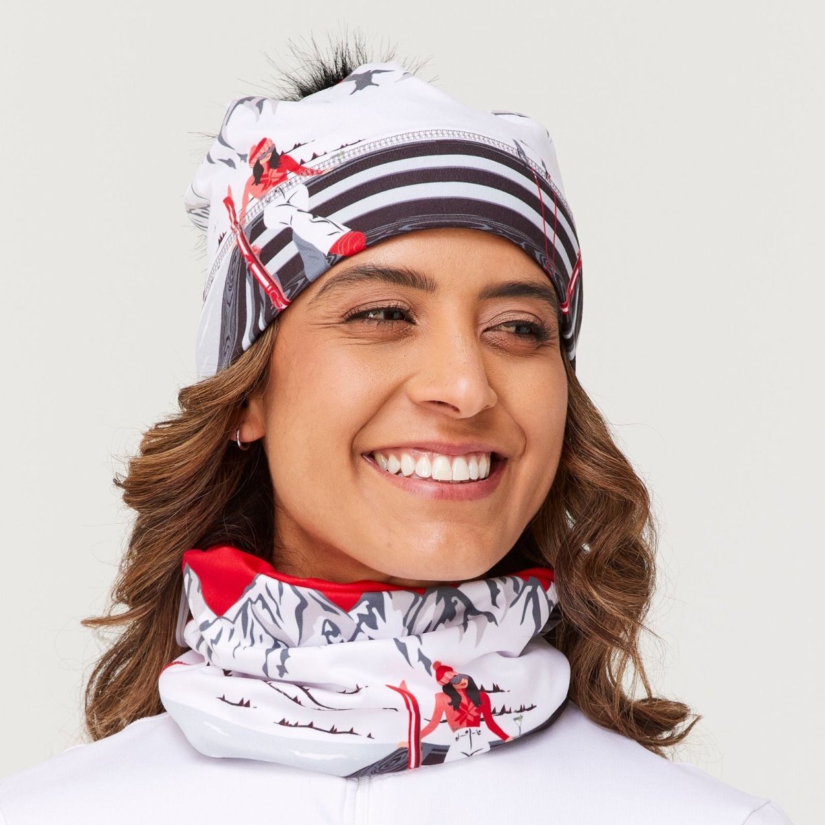 Krimson Klover - Illustrated Beanie Mütze Damen - apres anyone racing red - KK-F25900-942-OS - Sportbrands24