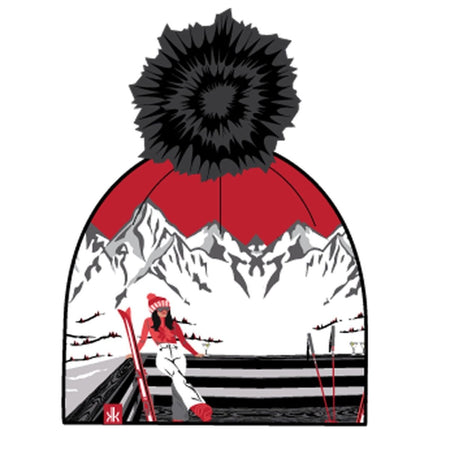 Krimson Klover - Illustrated Beanie Mütze Damen - apres anyone racing red - KK-F25900-942-OS - Sportbrands24