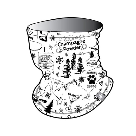 Krimson Klover - Illustrated Gaiter Schlauchschal Damen - graffiti snow - KK-F25902-950-OS - Sportbrands24