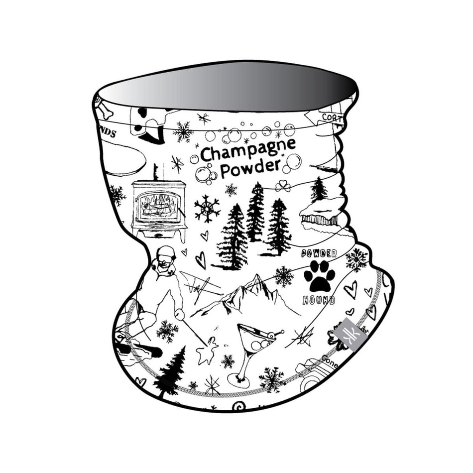 Krimson Klover - Illustrated Gaiter Schlauchschal Damen - graffiti snow - KK-F25902-950-OS - Sportbrands24