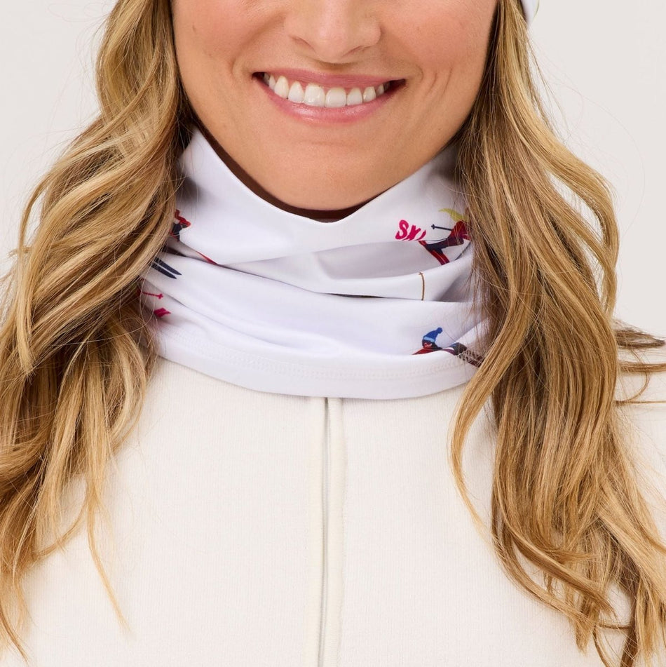 Krimson Klover - Illustrated Gaiter Schlauchschal Damen - multi skiers white - KK-F25902-986-OS - Sportbrands24
