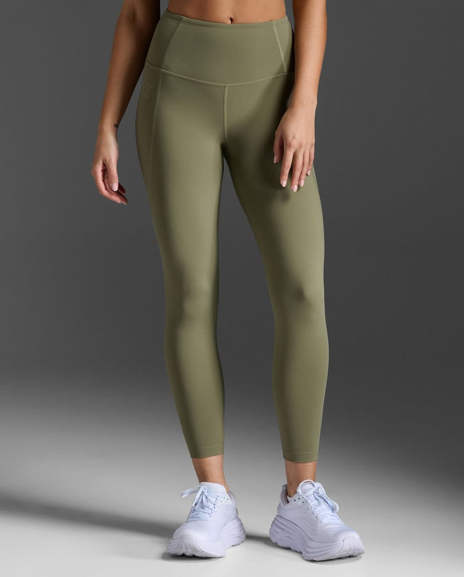 2XU - Form Hi - Rise Compression 7/8 Tights Tights 7/8 Damen - hunter green/hunter green - 2X - WA7303B - HTG/HTG - XS - Sportbrands24