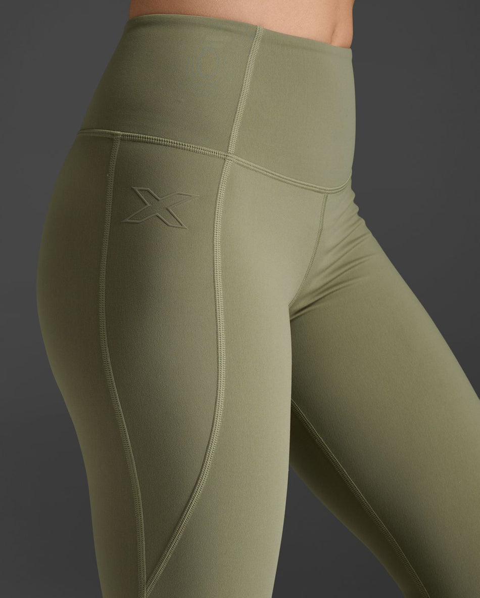 2XU - Form Hi - Rise Compression Tights Damen - hunter green/hunter green - 2X - WA7301B - HTG/HTG - XS - Sportbrands24