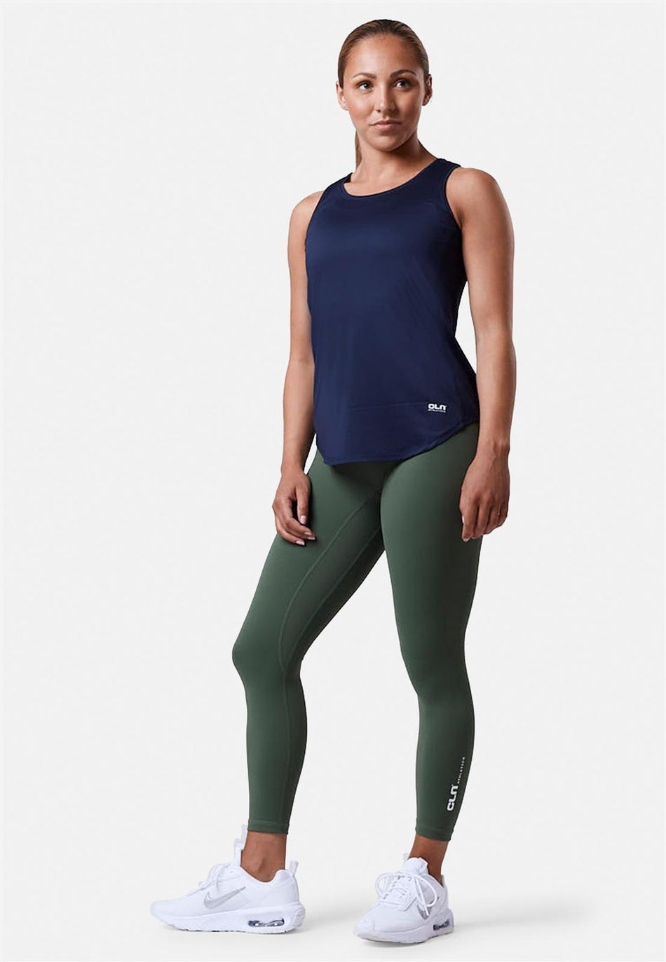 CLN Athletics - Fuse Tights Damen - moss green - CLN - 3126 - 62 - XS - Sportbrands24