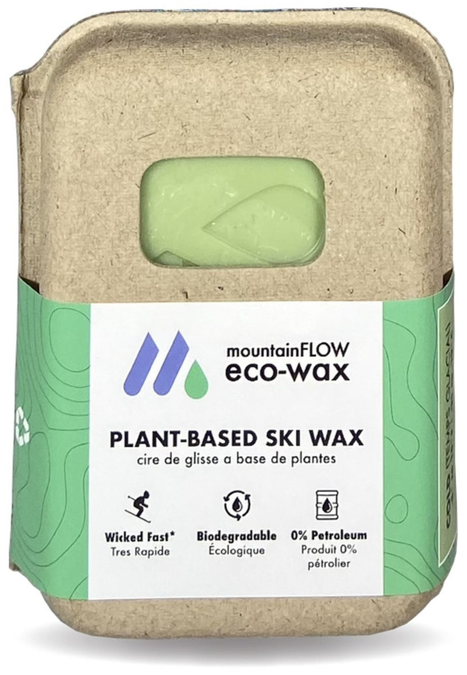 Mountainflow - HOT WAX Bio - Skiwachs - MTN - HW - CD - 130 - Sportbrands24