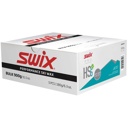 Swix - HS5 Turquoise, - 10°C/ - 18°C Gleitwachs - HS5 Turquoise - 10°C/ - 18°C, 900g - SX-HS05-90 - Sportbrands24