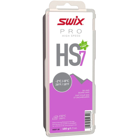 Swix - HS7 Violet, - 2°C/ - 8°C Gleitwachs - HS7 Violet - 2°C/ - 8°C, 180g - SX-HS07-18 - Sportbrands24