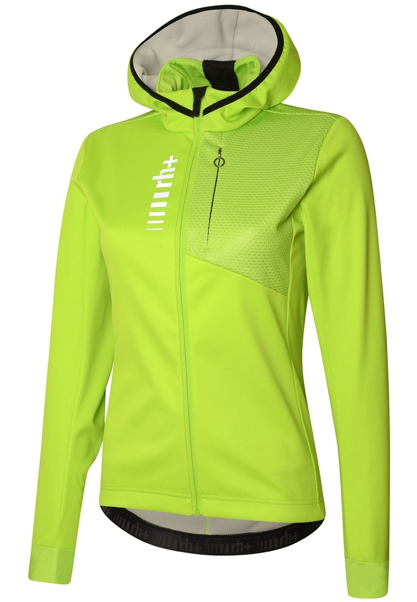 RH+ - Hooded Soft Shell W Jacket Radjacke Damen - acid lime - RHB-ICD0903-221-M - Sportbrands24
