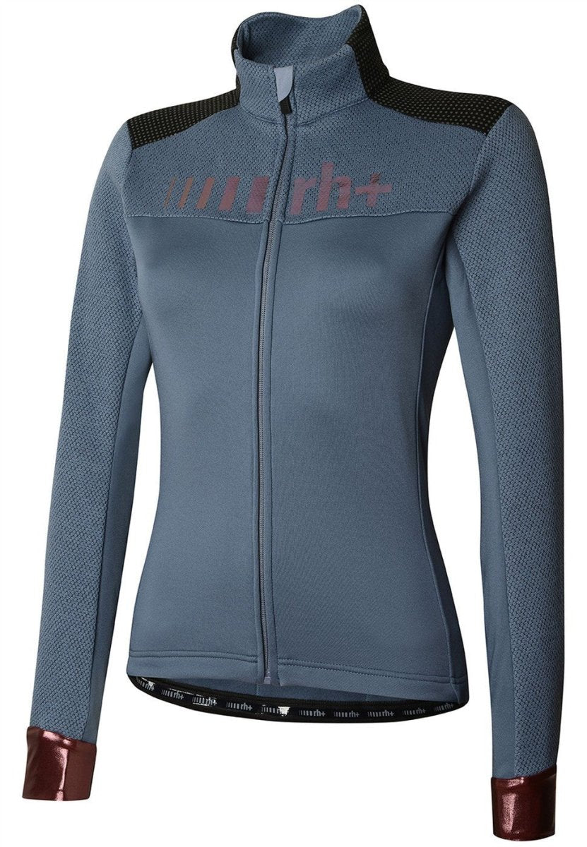 RH+ - Thermo W Jersey Radtrikot Damen - ardesia/plummy - RHB-ICD0905-59C-XL - Sportbrands24