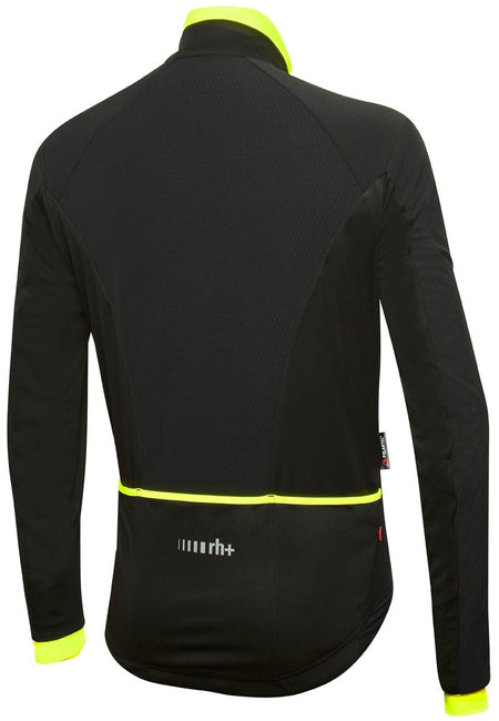 RH+ - Logo Alfa Padded Jkt Fahrradjacke Herren - black/fluo yellow/reflex - RHB-ICU0681-R91-S - Sportbrands24