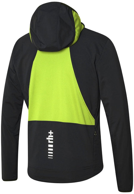 RH+ - Alpha Padded Hoody Jkt Radjacke Herren - black/acid lime - RHB-ICU0889-962-S - Sportbrands24