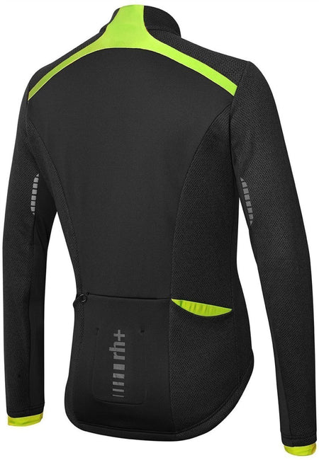 RH+ - All Road Sweater Radtrikot Herren - black/acid lime - RHB-ICU0892-962-S - Sportbrands24