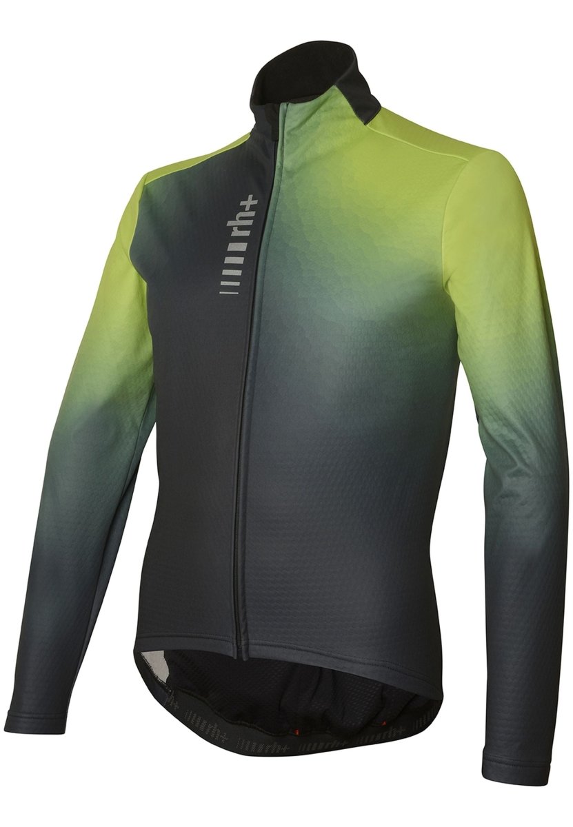 RH+ - Stylus Printed Thermo Jkt Radjacke Herren - graphite/acid lime shadow - RHB - ICU0910 - 79P - L - Sportbrands24