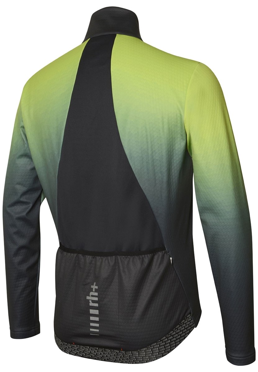 RH+ - Stylus Printed Thermo Jkt Radjacke Herren - graphite/acid lime shadow - RHB-ICU0910-79P-S - Sportbrands24