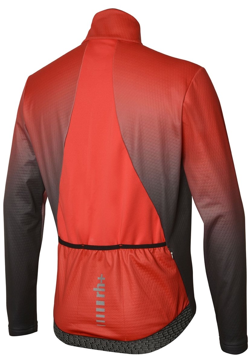 RH+ - Stylus Printed Thermo Jkt Radjacke Herren - black/red code shadow - RHB-ICU0910-94N-S - Sportbrands24