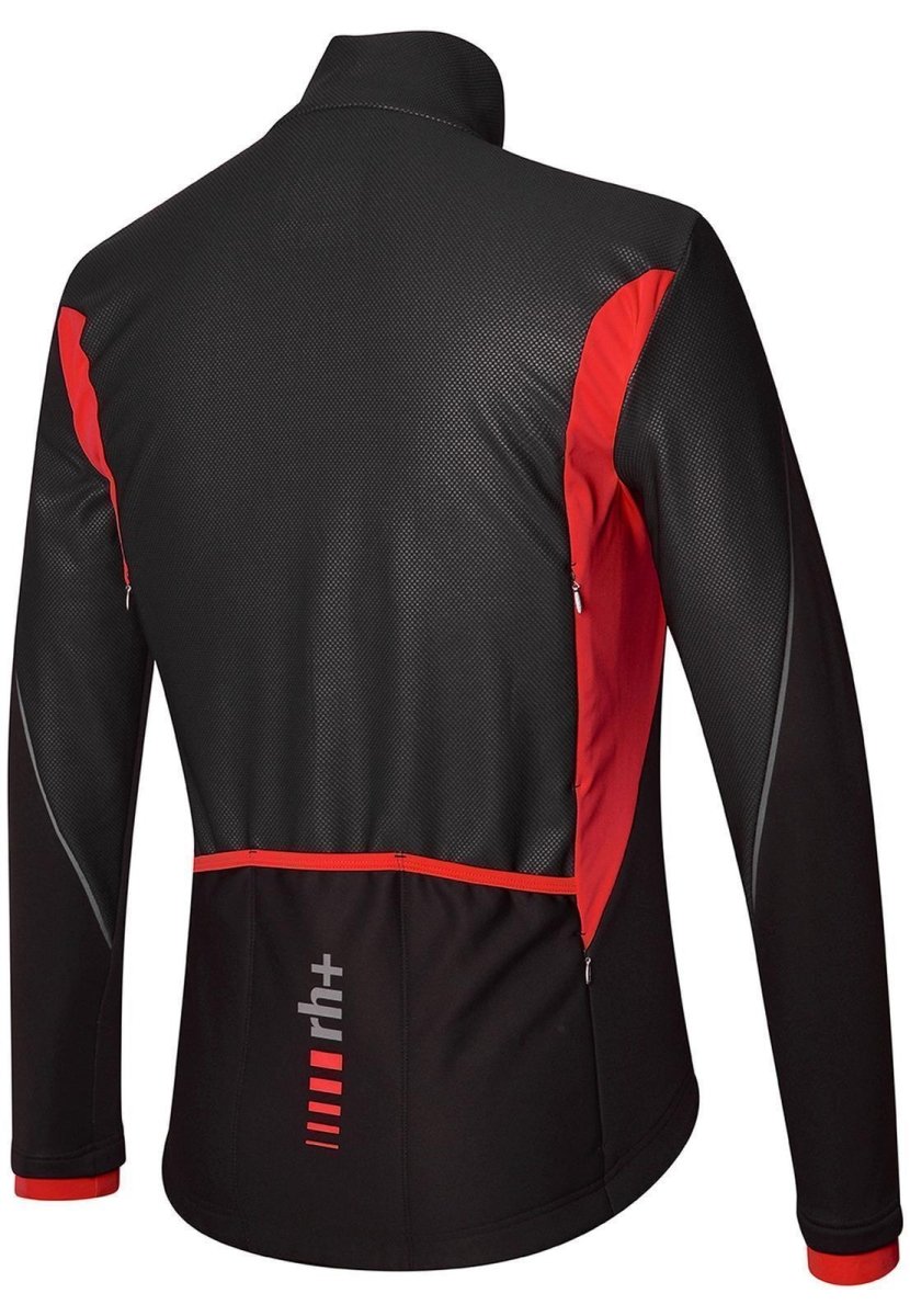 RH+ - Reflex Jacket Radjacke Herren - black/red code - RHB-ICU0960-916-S - Sportbrands24