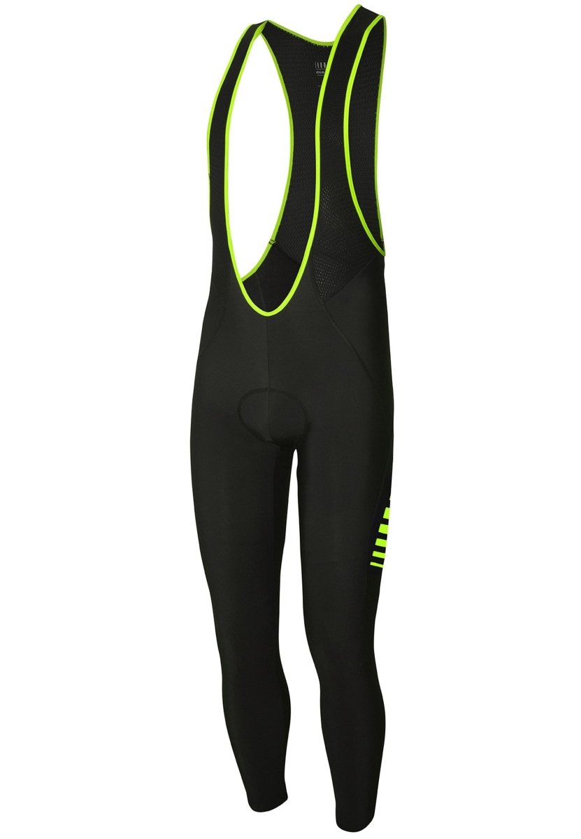 RH+ - Nordic Bibtight Radhose Herren - black/acid lime - RHB-ICU0969-962-S - Sportbrands24