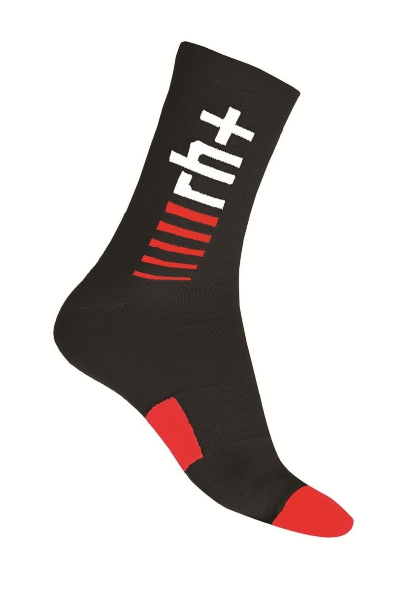 RH+ - Logo Thermolite Sock 15 Radsocke - black/red - RHB-ICX9179-930-XXL - Sportbrands24