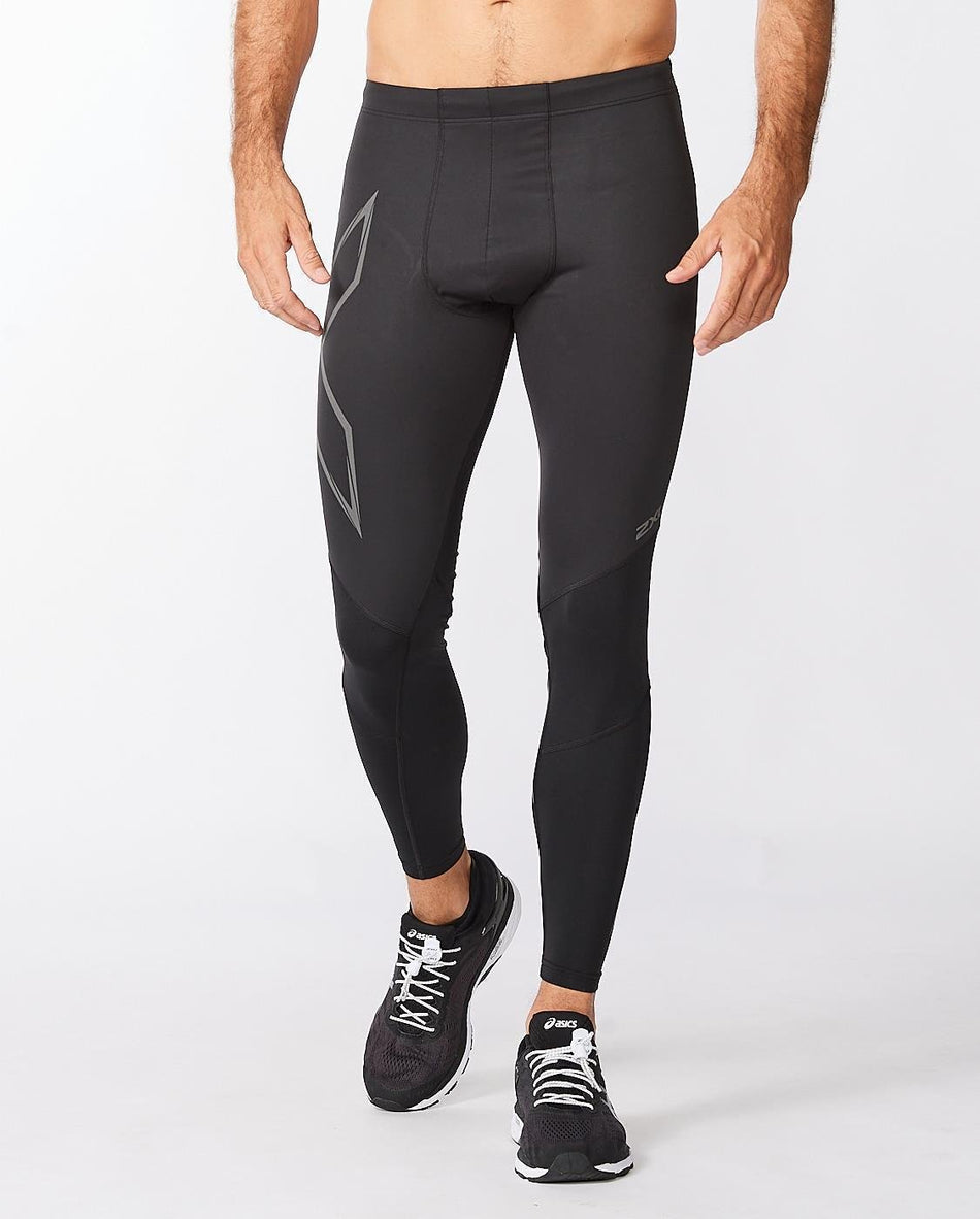 2XU - Ignition Shield Compression Tights Herren - black/black reflective - 2X - MA6311B - BLK/BRF - S - Sportbrands24